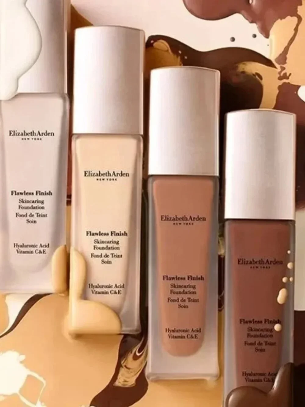 NEW In Box Elizabeth Arden Flawless Finish Skincaring Buildable Foundation 540W